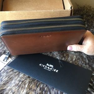 Coach Double Zip Travel Organizer
